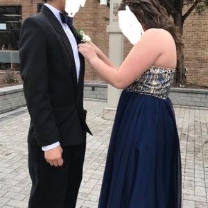 Embellished Prom Gown